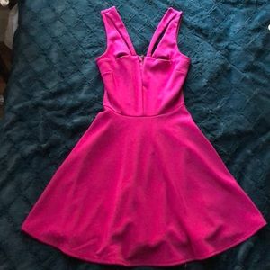 Magenta sexy cutout dress. Sz. Small!